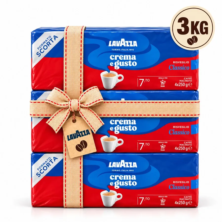 Lavazza Crema E Gusto Classico Ground Coffee - 3Kg