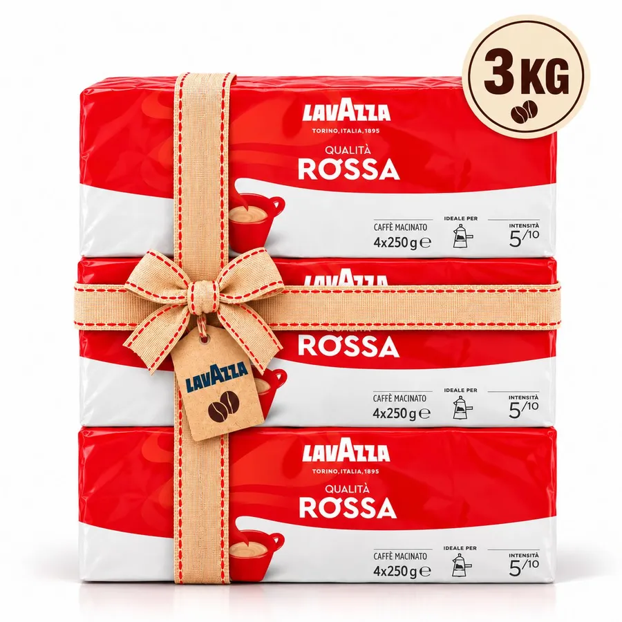 Lavazza Qualita Rossa Ground Coffee - 3Kg