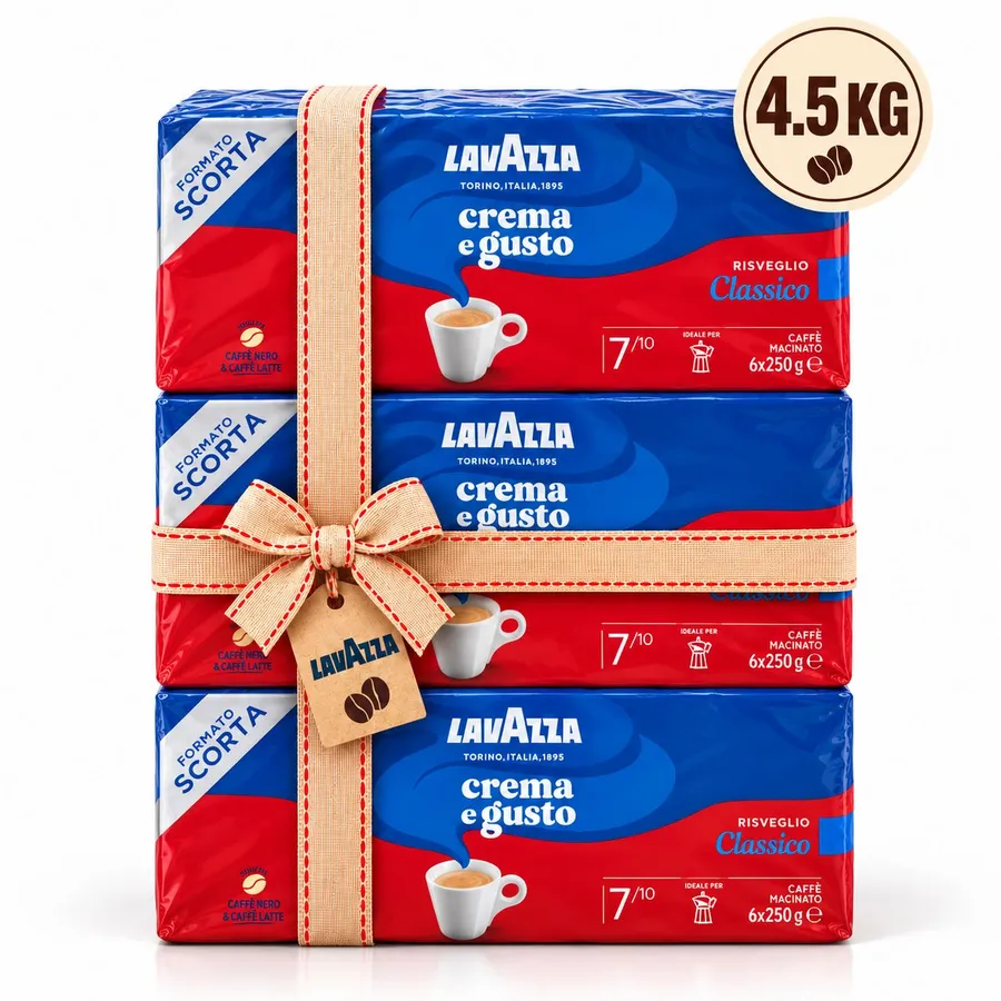 Lavazza Crema E Gusto Classico Ground Coffee - 4.5Kg