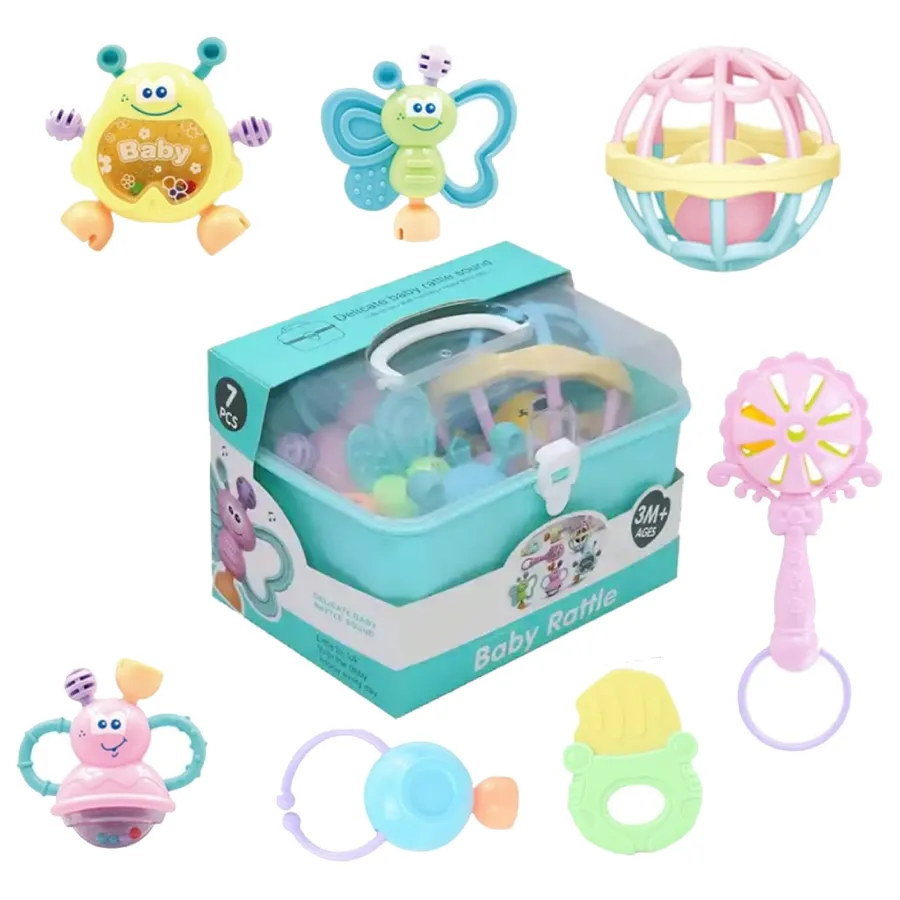 Baby Rattles Box - 7 Pieces - photo 1