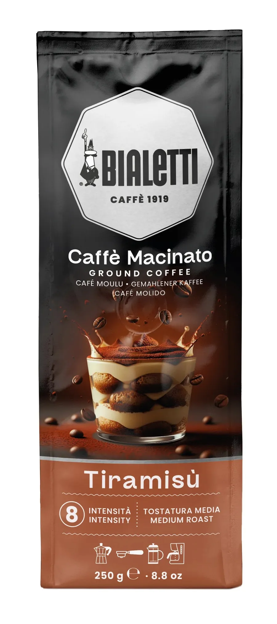 Bialetti Tiramisu Ground Coffee 250g