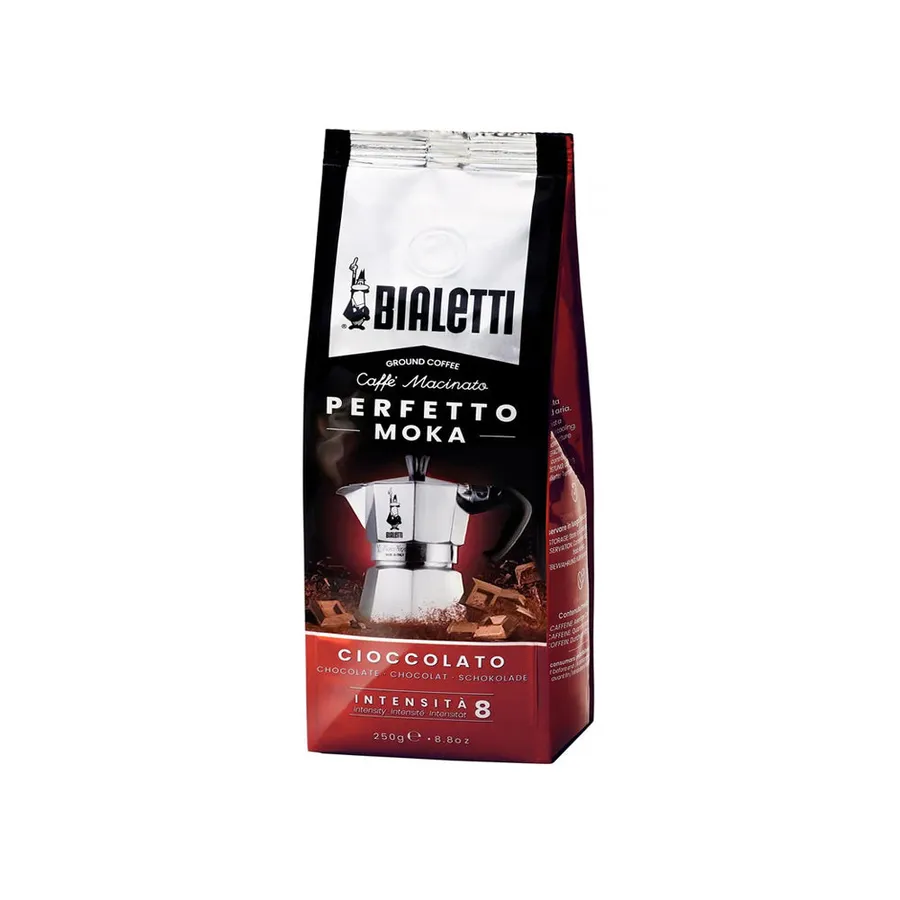 Bialetti - Ground Coffee - Perfetto Moka- Cioccolato- 250g