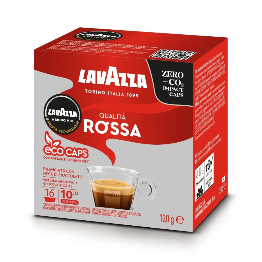 Lavazza A Modo Mio Rossa Capsules - 16 Capsules
