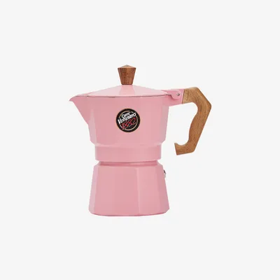 Caffè Vergnano Moka Pot - 3 cup - Pink