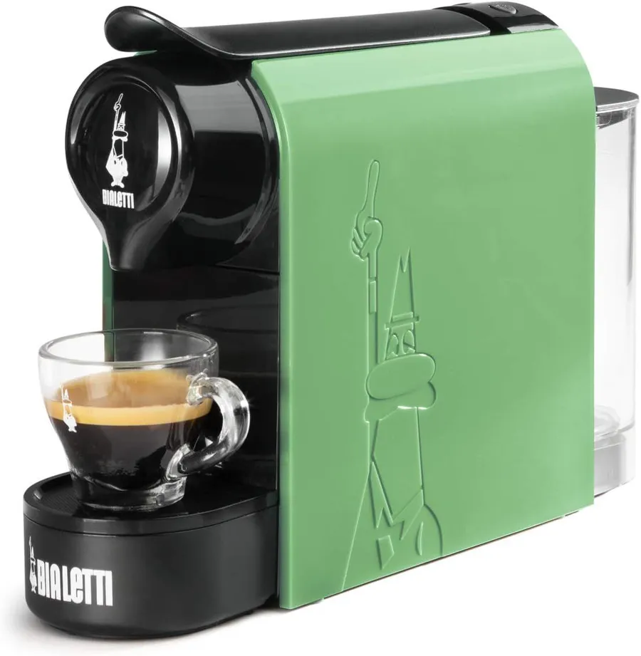 Bialetti Gioia capsule espresso machine, mint green