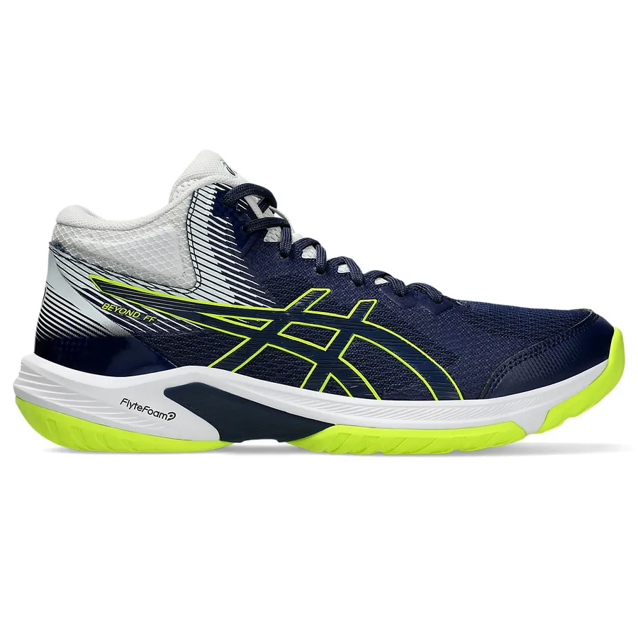 ASICS BEYOND FF MT Blue Expanse/Safety Yellow court shoe — SR_RT_GLB