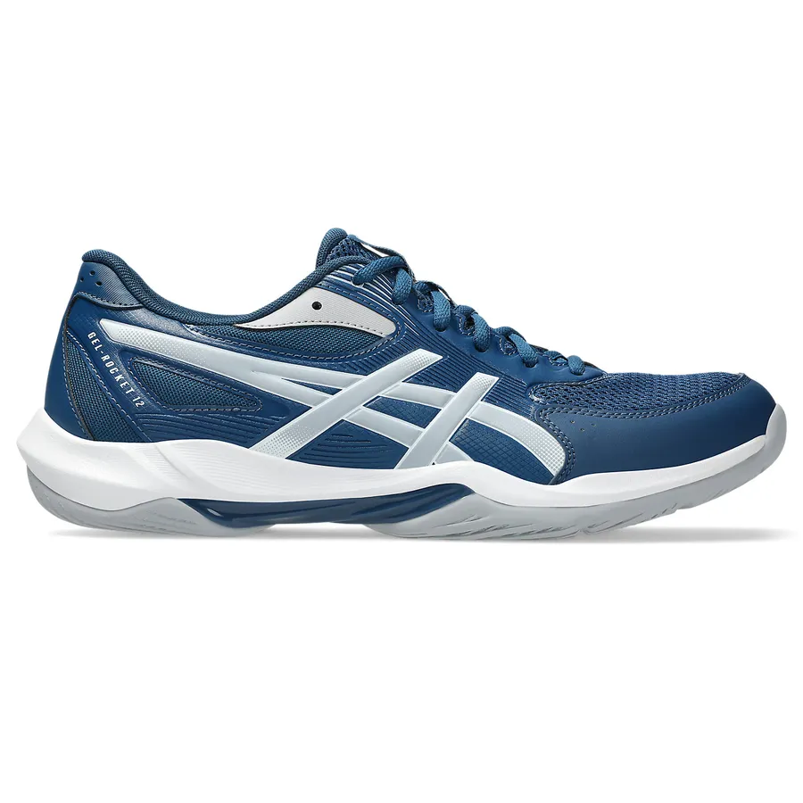 ASICS GEL-ROCKET 12 Blue/Grey indoor court shoe — SR_RT_GLB