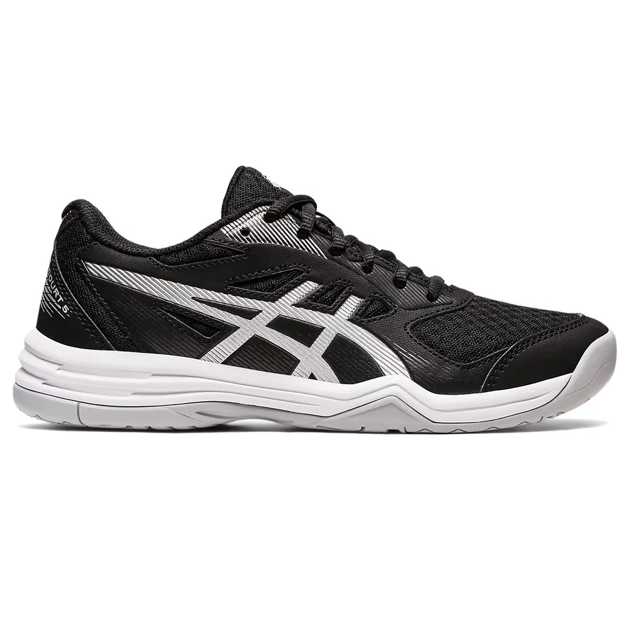 ASICS UPCOURT 5 Black/Pure Silver indoor court shoe — SR_RT_GLB