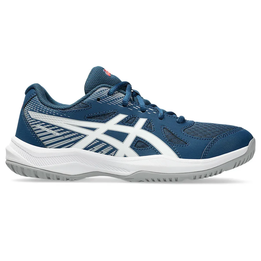 ASICS UPCOURT 6 Mako Blue/White kids court shoe — SR_RT_GLB