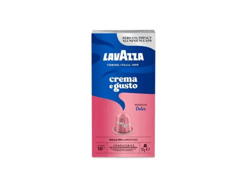 Lavazza Crema e Gusto Dolce Coffee Capsules - 10 Capsules
