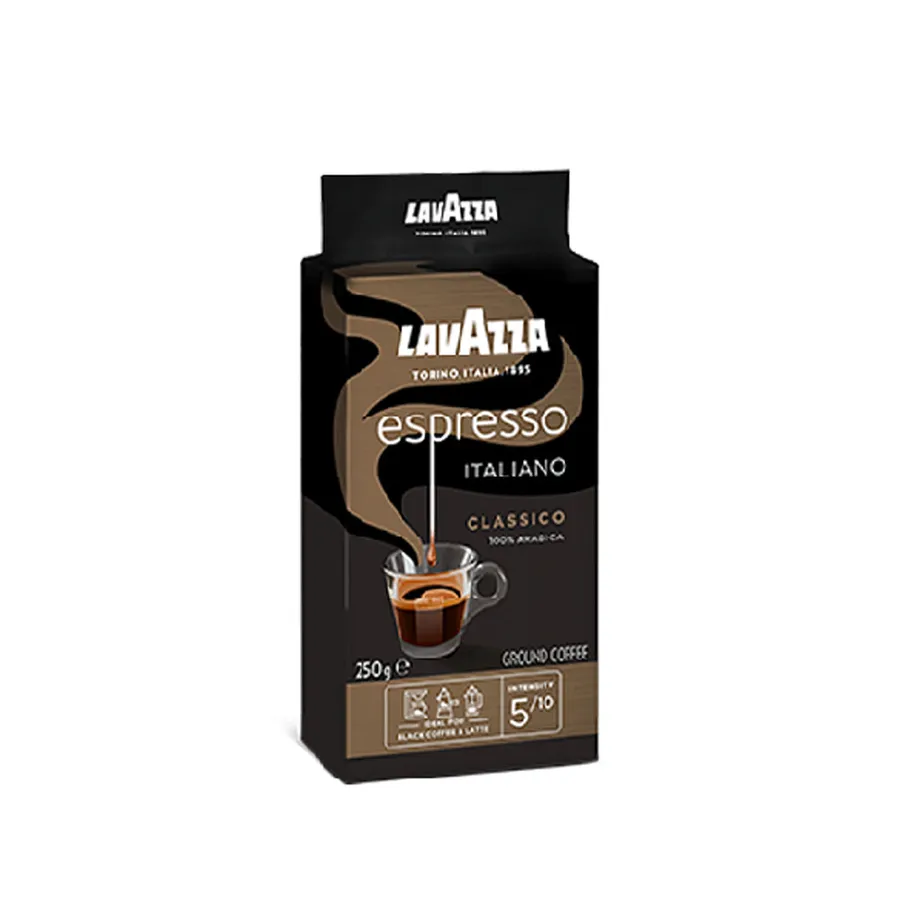 Lavazza Espresso Italiano Classico Ground Coffee - 250g