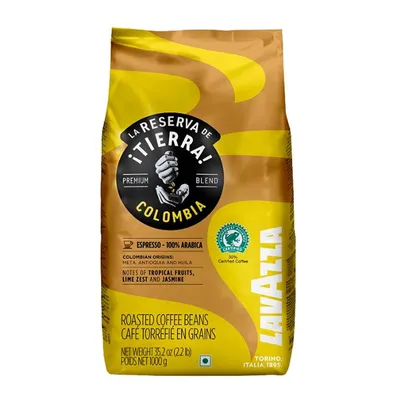 Lavazza Tierra Colombia Coffee Beans - 1 Kg