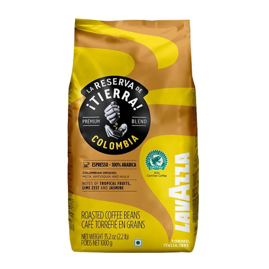 Lavazza Tierra Colombia Coffee Beans - 1 Kg