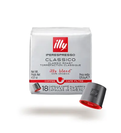 illy iperEspresso Classico Caffee Filter Capsules - 18 Capsules