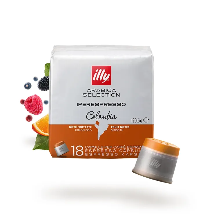 illy iperEspresso Colombia Capsules - 18 Capsules