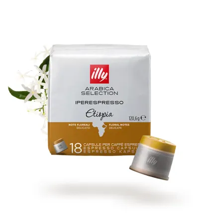 illy iperEspresso Etiopia Capsules - 18 Capsules