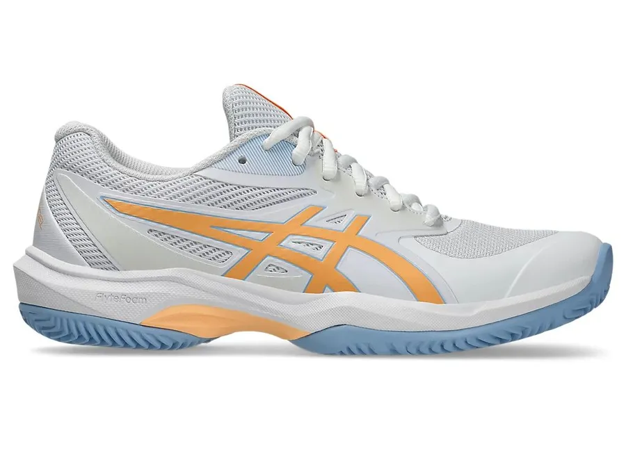 ASICS GAME FF PADEL — WHITE/ORANGE GLOW padel shoes