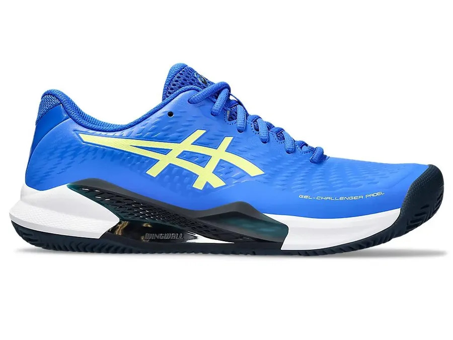ASICS GEL-CHALLENGER PADEL — ILLUSION BLUE/GLOW YELLOW padel shoes