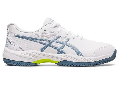 ASICS GEL-GAME 9 — WHITE/STEEL BLUE