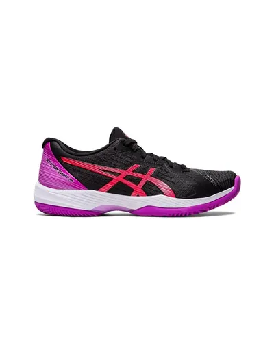 ASICS SOLUTION SWIFT FF PADEL — BLACK/PINK