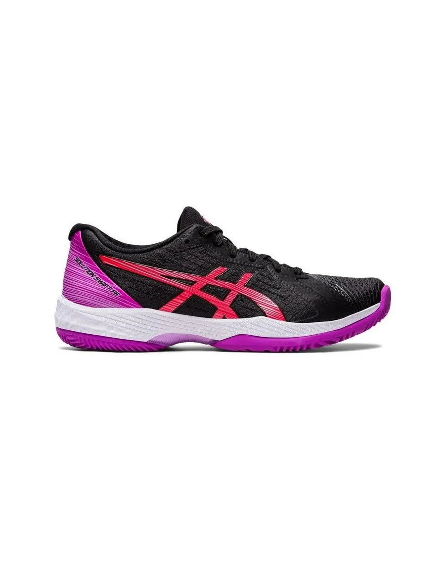 ASICS SOLUTION SWIFT FF PADEL — BLACK/PINK padel shoes