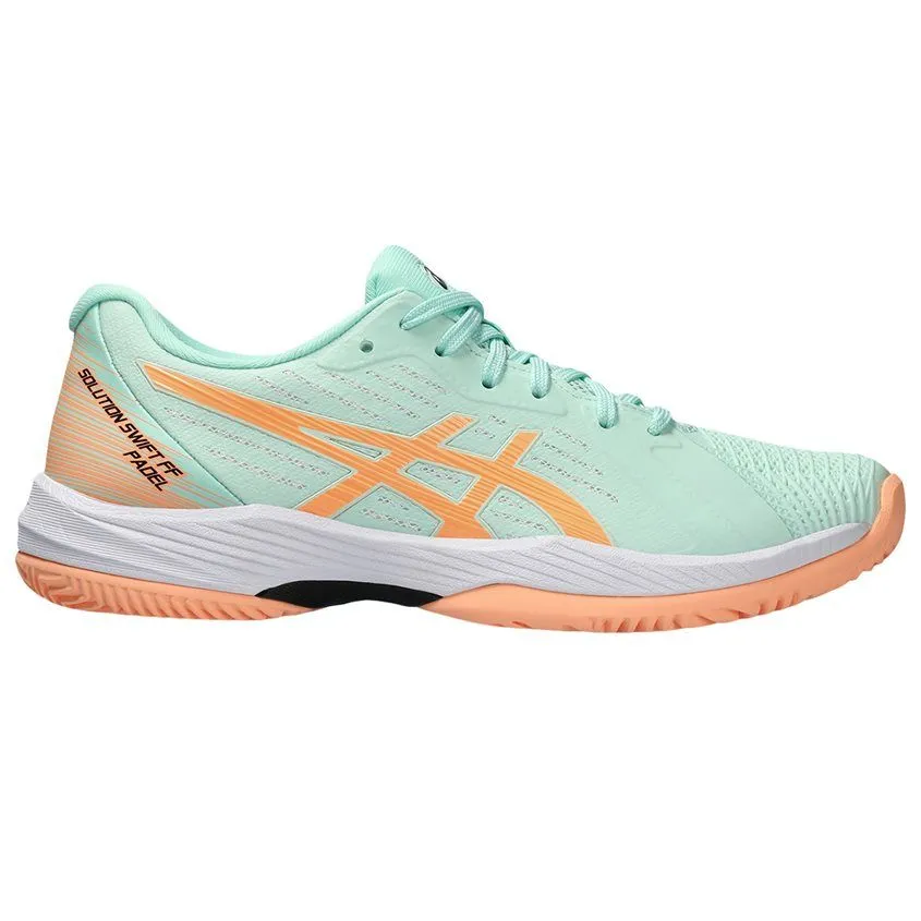ASICS SOLUTION SWIFT FF PADEL — MINT TINT/BRIGHT SUNSTONE padel shoes