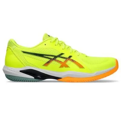 ASICS SOLUTION SWIFT FF PADEL — ORANGE/NEON YELLOW