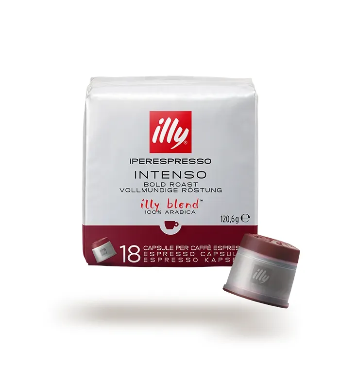 illy iperEspresso Intenso coffee capsules, 18-capsule pack