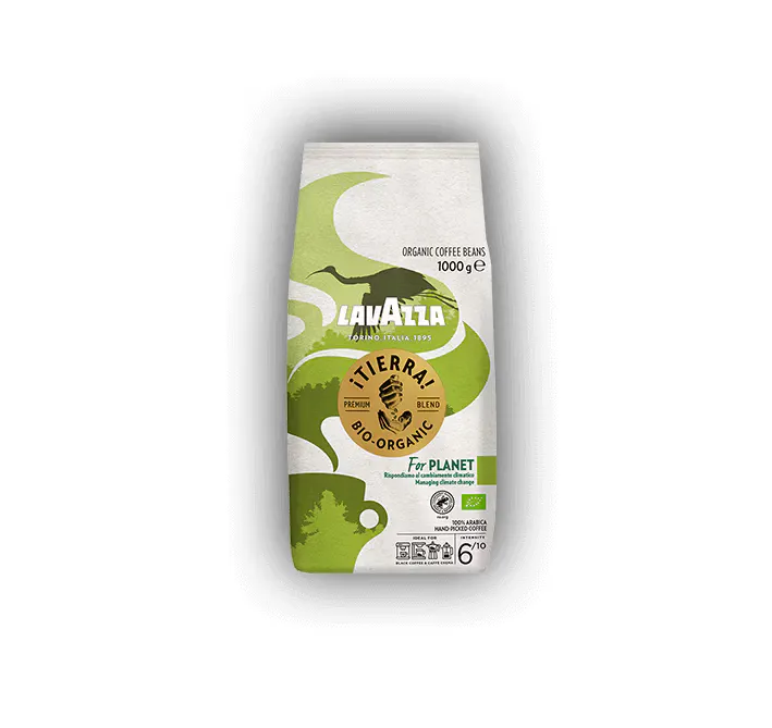 Lavazza iTierra! Bio-Organic 100% Arabica coffee beans, 1 kg bag