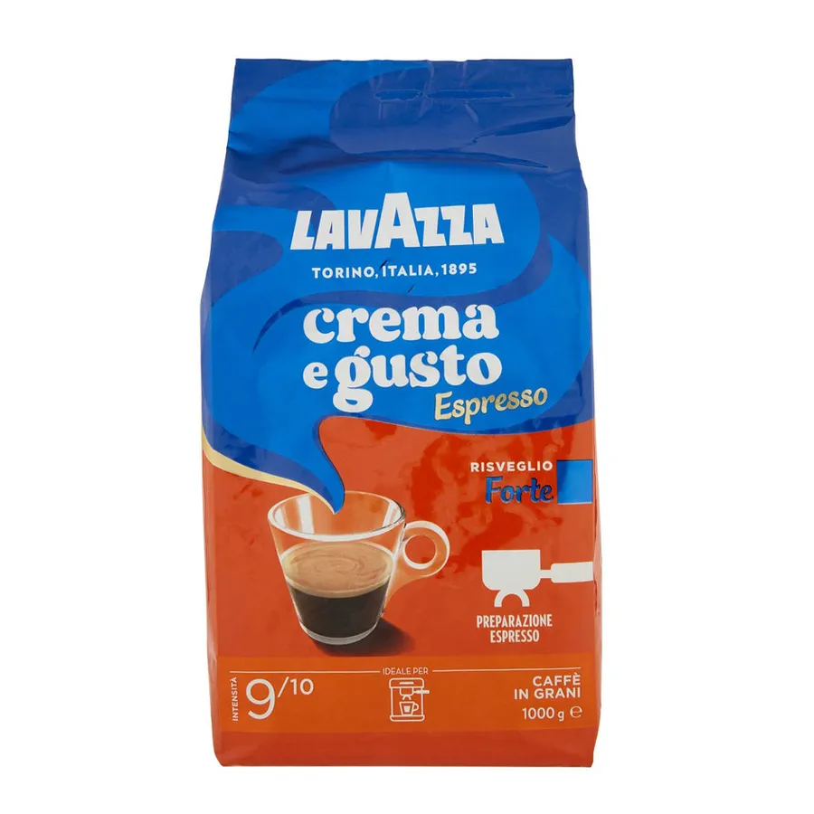 Lavazza Crema e Gusto Espresso Forte coffee beans, 1 kg bag