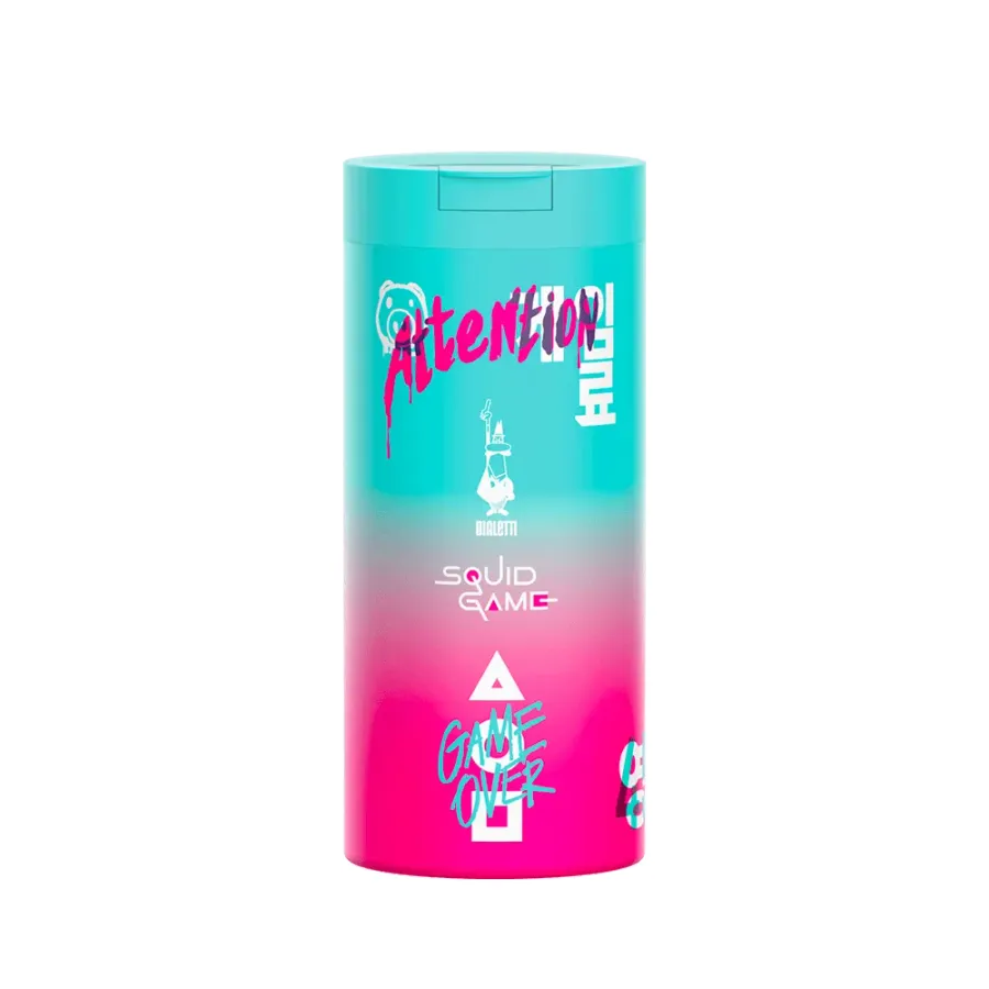 Bialetti x Netflix Squid Game stainless steel travel mug, 360 ml