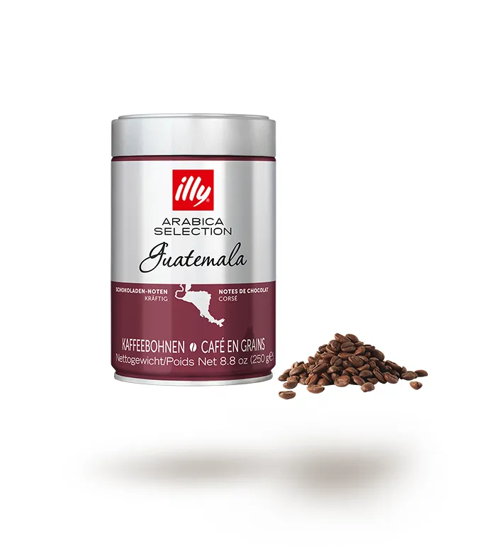 illy Arabica Selection Guatemala whole bean coffee, 250 g pressurised can