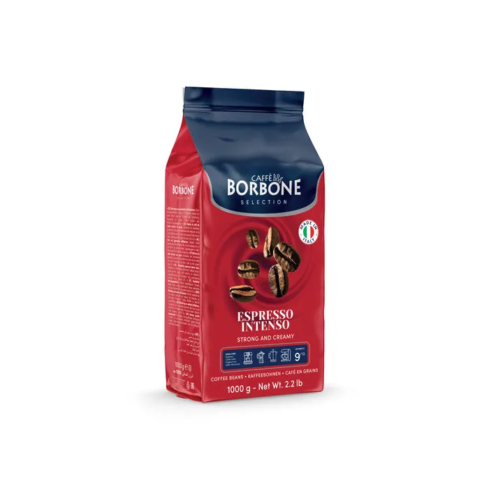 Caffe Borbone Espresso Intenso coffee beans, 1 kg bag