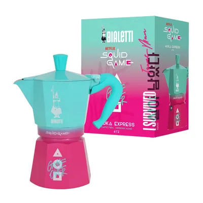 Bialetti x Netflix Squid Game Moka Express 6 cup
