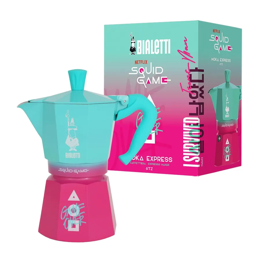 Bialetti x Netflix Squid Game Moka Express 6 cup