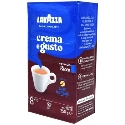 Lavazza Crema e Gusto Ricco ground coffee – 250 g pack