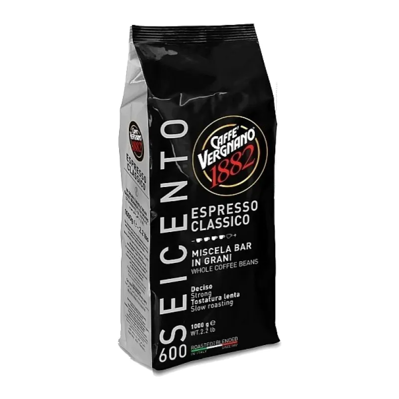 Caffe Vergnano Espresso Classico 600 Coffee Beans - 1Kg
