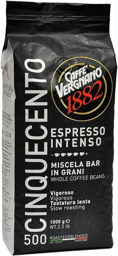Caffe Vergnano Espresso Intenso 500 Coffee Beans - 1Kg