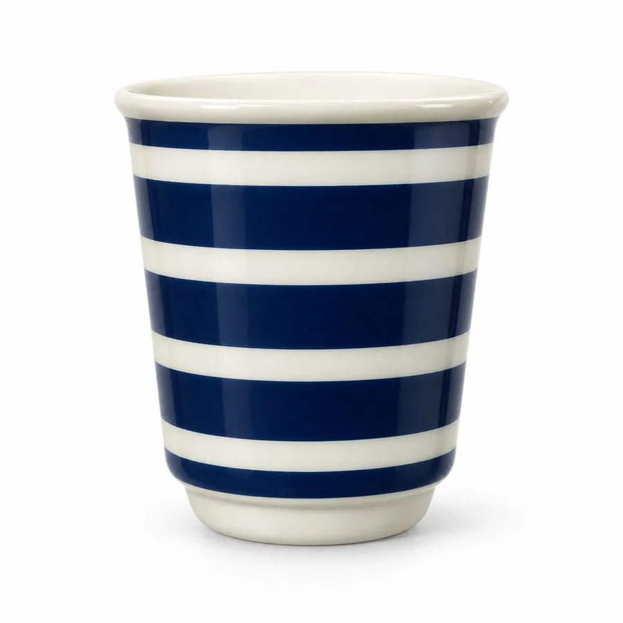 Bialetti Blue & White Striped Espresso Cup - 90ml