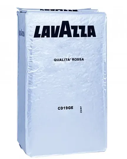 Lavazza Qualita Rossa Ground Coffee – 250 g sealed brick in plain silver wrap